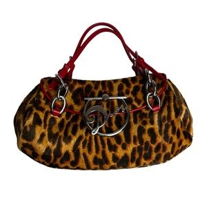 Christian Dior Cheetah Shoulder Bag